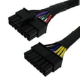 thumbnail image 4 of Cable con funda trenzada del adaptador de corriente principal Atx Psu de 24 pines a 14 pines para PC y servidores de 12 pulgadas (30, 4 of 5