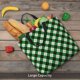 thumbnail image 5 of Easygdp Green Argyle Plaid Bolsa Tote para Mujer, Bolso de Hombro para Trabajo, Playa, Viajes, Compras y Supermercado, 5 of 7