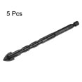 thumbnail image 3 of Unique Bargains 5pack Masonry Drill Bits, 12mm Concrete Drill Bit 1/4' Hex Shank Ceramic Drill Bit, 3 of 6