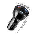 thumbnail image 4 of Car Charger: Car Charger Usba+C Port Pd30 To 2Qc30 Car Charger Fast Charging, 4 of 8