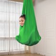 thumbnail image 3 of Columpio sensorial para niños resistente para autismo Aspergers TDAH y SPD (verde oscuro), 3 of 9
