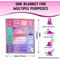 thumbnail image 4 of Granddaughter Gifts from Grandma, Birthday Gifts for Granddaughter Blanket 50"X60", Best Granddaughter Ever Gifts from Grandpa Nana, Christmas Graduation Gifts Ideas for Granddaughter, Pink, 4 of 6