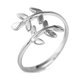 thumbnail image 5 of Sonducket Anillo de rama de hoja de moda para mujer, aleación de Zinc, fiesta, playa, trabajo, boda, suministros de joyería, regalos de Type2 NO2, 5 of 6