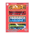 thumbnail image 1 of Juego de juguetes de autobús NikouMX 4 piezas Aleación, 1 of 8