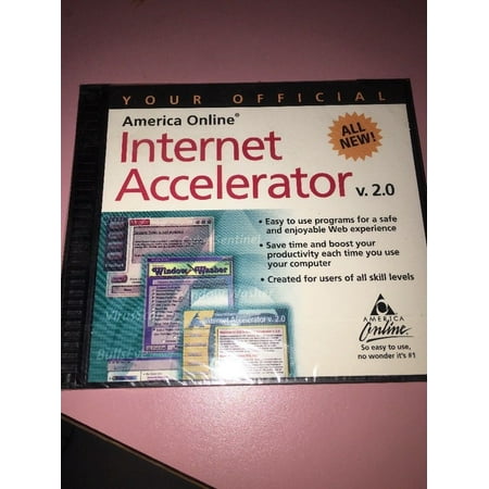 internet accelerator v 2.0 aol Cd