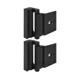thumbnail image 1 of Cerradura de seguridad para puerta para el hogar, cerradura de refuerzo de puerta a prueba de niños con tope de 3", 4 tornillos, soporta 800 libras para puerta que se abre hacia adentro, 1 of 6