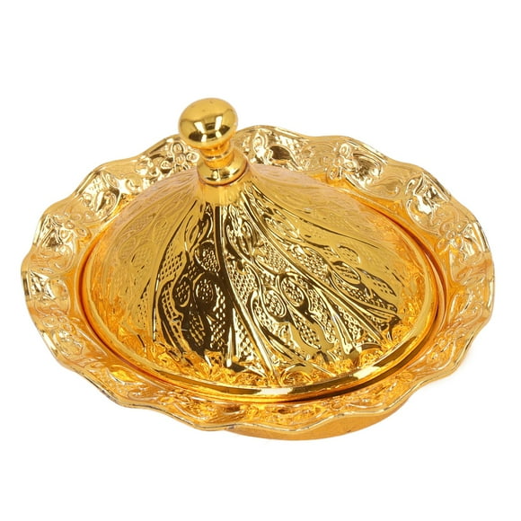 Sugar Bowl, Zinc Alloy Exquisite Gold Sugar Bowl Retro For Home