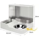 thumbnail image 3 of Pet Automatic Water Dispenser, 2in1 Large Automatic Dry Food Dispenser, Water Dispenser for Dogs and Cats, 2.8 L Feeder 1 L Drinker, Grey, 3 of 5