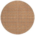 thumbnail image 2 of Addison Rugs Chantille Indoor/Outdoor Transitional Geometric Paprika Washable Round Rug, 8' x 8', 2 of 6