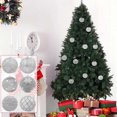 thumbnail image 4 of Christmas Clearance! JoyMoreHome 6Pcs Christmas Balls Ornaments for Xmas Tree,3.14" Shatterproof Christmas Tree Decorations Hanging Balls for Christmas Tree Holiday Party Supplies, 4 of 5
