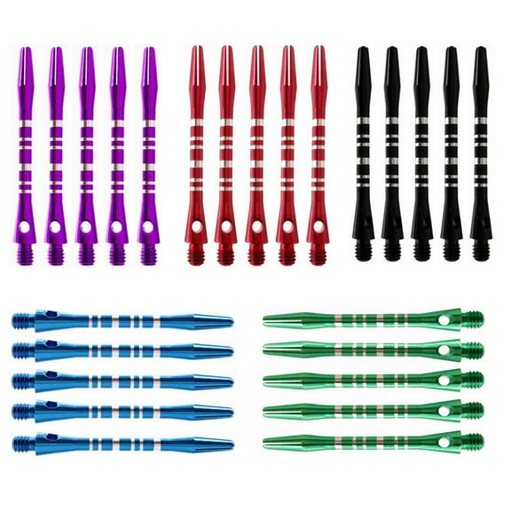 BESTSKY 25Pcs Darts Lightweight Nylon Dart Shafts,Standard Thread Design Dart Accessories for Stable Performance,Multicolor