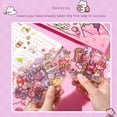 thumbnail image 2 of Injueey 100X Cute Sticker Memo Note Set de papelería colorido autoadhesivo multicolor estilo de dibujos animados multiusos de larga duración pinturas, 2 of 6