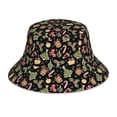 thumbnail image 1 of Fotbe Christmas Tree Decoration Sombrero Tipo Pescador con Estampado – Sombrero de Sol de Algodón de Moda para Playa, Golf, Pesca, 1 of 6