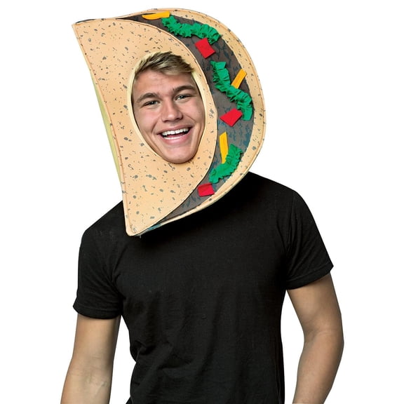 Taco Adult Open Face Head Mask