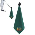 thumbnail image 2 of CSChome Dirt Removal Golf Towel Magnetic Microfiber Golf Towel Quick Drying Waffle Pattern Club Ball Cleaning Wipe, 2 of 7