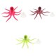 thumbnail image 1 of 3 piezas de decoraciones de acuario, pulpo artificial de silicona brillante, adornos de silicona para acuarios para decoraciones de peceras Fernando Decoración de acuarios de peces artificiales, 1 of 8