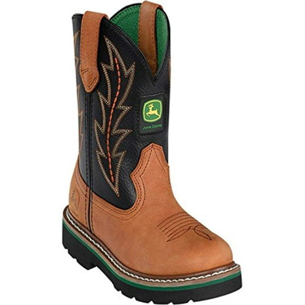 John Deere John Deere Toddler Kids Black Waterproof Boots 10