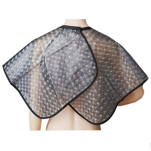 UNOMOR 2Pack Professional Barber Cape Comfortable and Breathable for Home Salon Men Women Grey