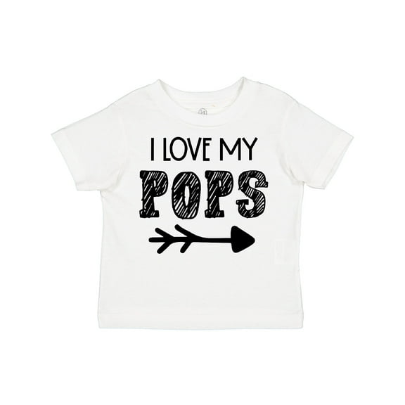 Inktastic I Love My Pops with Arrow Boys or Girls Toddler T-Shirt