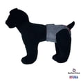 thumbnail image 6 of Barkertime Black and White Gingham Premium Waterproof Premium Dog Diaper - Made in USA, 6 of 10