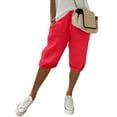 thumbnail image 3 of WILLBEST Pantalones Casuales de Verano para Mujer, Pantalones Deportivos con Estampado de Leopardo, Pantalones Cómodos para Uso Diario y Actividades Activas Extra Grande, 3 of 5