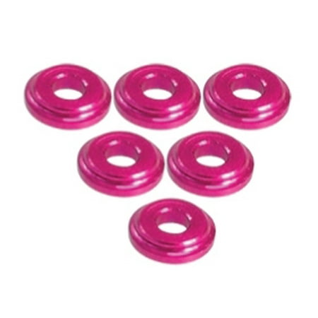Shock Tower Shim - Integy RC Toy Model Hop-ups 3RAC-WFS820/PK 3Racing Shock Tower Shim M8 x 2mm (6pcs) - Pink For Zero S, XI, FF