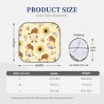 thumbnail image 2 of Kdxio Watercolor Bee Honey Honeycomb Bee Print 2-Piece Sun Shade Front Windshield - Foldable Car Front Window Sunshades For Most Sedans Suv Truck, 2 of 6
