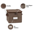 thumbnail image 2 of YfulYde Keepsakes Dish Storage Box – Stackable, Reinforced Handles, China Storage-Brown Heather, 2 of 6
