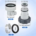 thumbnail image 4 of Pool Hose Adapter Replacement Threaded Swimming Pool Plunger Converter Clamp On Fittings Connection Upgrade Filter Pump Parts, 4 of 5