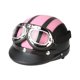 thumbnail image 1 of Motocicleta Scooter abierto mitad cuero casco con Visor UV gafas Retro estilo Vintage 54-6 CACAGOO  Gafas de protección, 1 of 7