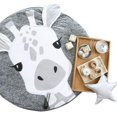 thumbnail image 1 of Alfombrilla de juego redonda para bebé, alfombrilla para gatear, cojín para gatear, alfombra con aire acondicionado para dormitorio de niños pequeños, 1 of 6