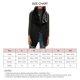 thumbnail image 3 of Women Turn Down Collar Fleece Stitching Medium Vest Loose Open Front Pure Color Vest Sleeveless Midi Casual Pockets Coat Black L, 3 of 3
