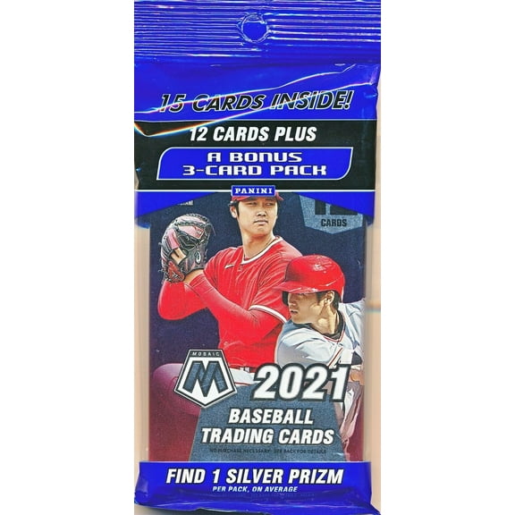 21 Panini Mosaic Baseball Multipack Trading Cards