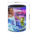 thumbnail image 2 of Tiana La Princesa y el Sapo-theme Cylinder Pen Holder Pencil Organizer with Flannel Lining PVC Leather Material Cardboard Base for study work 10*8CM, 2 of 6