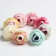 thumbnail image 3 of 10 capullos de rosas artificiales de seda de 3 cm para decoración de bodas, coronas DIY mezclado, 3 of 7
