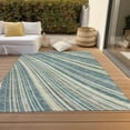 thumbnail image 5 of Addison Rugs Chantille Indoor/Outdoor Transitional Stripes Sky Washable Rectangle Rug, 2'6" x 3'10", 5 of 5