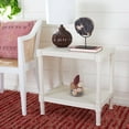 thumbnail image 2 of SAFAVIEH Rafiki Solid Rustic Rectangle Accent Table, Distressed White, 2 of 8