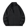 thumbnail image 1 of Ceisia Women's Winter Warm Zipper Closure Standing Gift Collar Solid Color Jacket - Polyester for Daily & Outdoor Wear, 1 of 4