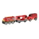 thumbnail image 2 of Trenes a batería para niños, vagones de ambulancia, juego de ferrocarril, juguete para niños Alarma de incendios, 2 of 9