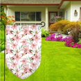 thumbnail image 3 of Wukai Lilies Flowers Print Garden Flag 12.5x18 Inch Double Sided Sun-resistant Rain-resistant, Wrinkle-resistant Colorfast(Only Flag), 3 of 7