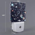 thumbnail image 2 of Honeii Galaxy2 Print LED Night Light with Light Sensor, Night Lights Plug Into Wall,Ideal for Bedrooms and Hallways-US, 2 of 7