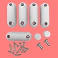 thumbnail image 4 of Renovators Supply Toilet Seat Bumper, 8 White Silicone Toilet Seat Bumpers, 4 of 11