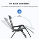 thumbnail image 3 of Set de 2 relajantes sillones reclinables para patio Nazhura Steel Mesh, 3 of 9