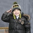 thumbnail image 5 of DC Comics Toddler Winter Hat, Kids Gloves or Toddlers Mittens, Batman Baby Beanie for Boy Ages 2-4, 5 of 5