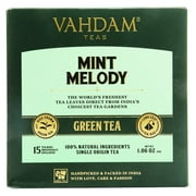 Vahdam India - Green Tea Mint Melody - 15 Tea Bags