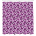 thumbnail image 3 of Ambesonne Purple Shower Curtain, Nature Inspired Flora, 69"Wx84"L, Purple Lilac Dark Purple, 3 of 3