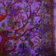 thumbnail image 5 of (Doble, 78,7 x 59 pulgadas) Tapiz de árbol de la vida púrpura, tapices psicodélicos, colcha de algodón indio, plato de picnic doble, decoración de pared, arte de pared de techo, 5 of 5