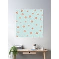 thumbnail image 2 of Happy Particles - Light Green Poster Wall Art, Modern Wall Decor For Living Room Bedroom, 24x24 UNFRAMED, 2 of 3