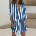 thumbnail image 2 of Cárdigan Para Mujer Con Estampado de Moda de Manga Larga Con Un Solo Pecho, Camisa Suelta Con Solapa Odeerbi ODB184858, 2 of 8