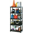 thumbnail image 3 of Rimax Heavy-duty 5-Shelf Polypropylene Garage Shelves, Black, 3 of 4
